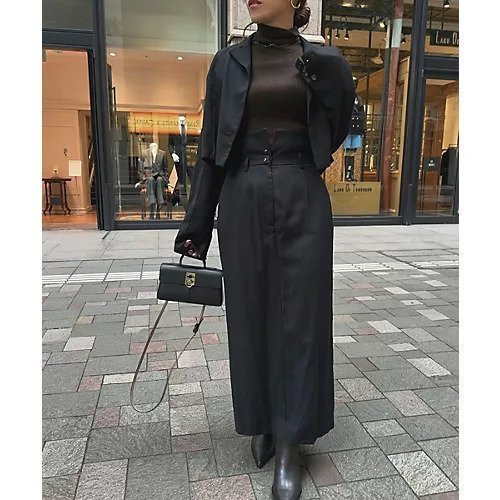 【マージュール/marjour】のWAIST TURNBACK SKIRT 人気、トレンドファッション・服の通販 founy(ファニー) 　ファッション　Fashion　レディースファッション　Fashion for Women　スカート　Skirts　ウェーブ　Wavy Pattern　秋　Autumn　サテン　Satin, Glossy Fabric　シンプル　Simple, Minimal　ジャケット　Jacket, Outerwear　ストライプ　Stripe, Striped Pattern　ストレッチ　Stretch, Stretchy Fabric　セットアップ　Set-Up, Coordinated Outfit　夏　Summer　エレガント 上品　Elegant　other-2|ID: prp329100004616020 ipo3291000000033060365