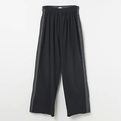 【アンスクリア/INSCRIRE】のHybride Sweat Denim Pants 人気、トレンドファッション・服の通販 founy(ファニー) 　ファッション　Fashion　レディースファッション　Fashion for Women　パンツ　Pants & Trousers　デニムパンツ・ジーンズ・美脚デニム　Denim Jeans & Pants　ギャザー　Gathered, Ruffled　スウェット / スエット　Sweatshirt, Sweatwear　デニム　Denim, Jeans Material　ドッキング　Docking, Mixed Material　ベーシック　Basic, Essential　ミックス　Mix, Mixed Style　洗える　Machine Washable　 other-1|ID: prp329100004616035 ipo3291000000033060532