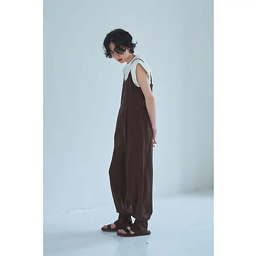【マージュール/marjour】のHERRINGBONE SALOPETTE 人気、トレンドファッション・服の通販 founy(ファニー) 　ファッション　Fashion　レディースファッション　Fashion for Women　ワンピース　Dresses　サロペット&オールインワン　Dungarees & Jumpsuit Styles　ウェーブ　Wavy Pattern　秋　Autumn　サロペット　Overalls, Salopette　シンプル　Simple, Minimal　ストレッチ　Stretch, Stretchy Fabric　スリット　Slit, Slit Detail　ダブル　Double, Double-Breasted　フレア　Flare, Flared　フロント　Front, Front Design　ラップ　Wrap, Wrap Design　夏　Summer　 other-1|ID: prp329100004616086 ipo3291000000033061218