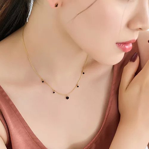 【フィービィー/phoebe】のカラージェムステーションワンポイントネックレス/天然石 人気、トレンドファッション・服の通販 founy(ファニー) 　ファッション　Fashion　レディースファッション　Fashion for Women　ジュエリー　Jewelry　ネックレス　Necklaces & Pendants　おすすめ　Recommended / Our Picks　カラフル　Colorful Design　シンプル　Simple, Minimal　ストーン　Stone, Gem-Like　ネックレス　Necklace, Pendant Necklace　モチーフ　Motif, Design Theme　other-3|ID: prp329100004616090 ipo3291000000033061420