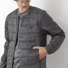 【ノーリーズ グッドマン/NOLLEY'S goodman / MEN】の【TAION/タイオン】別注クジラ刺繍CREW NECK BUTTON DOWN JACKET チャコールグレー|ID: prp329100004616107 ipo3291000000034069067