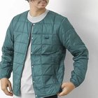 【ノーリーズ グッドマン/NOLLEY'S goodman / MEN】の【TAION/タイオン】別注クジラ刺繍CREW NECK BUTTON DOWN JACKET グリーン系その他|ID: prp329100004616107 ipo3291000000034069070