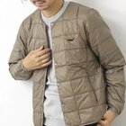 【ノーリーズ グッドマン/NOLLEY'S goodman / MEN】の【TAION/タイオン】別注クジラ刺繍CREW NECK BUTTON DOWN JACKET カーキ|ID: prp329100004616107 ipo3291000000034069071