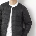 【ノーリーズ グッドマン/NOLLEY'S goodman / MEN】の【TAION/タイオン】別注クジラ刺繍CREW NECK BUTTON DOWN JACKET ブラック|ID: prp329100004616107 ipo3291000000034069072