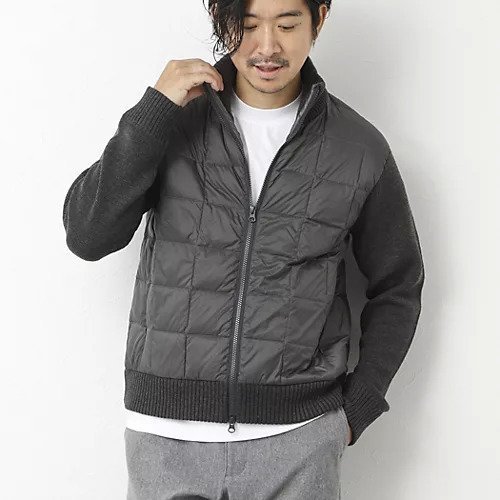 【ノーリーズ グッドマン/NOLLEY'S goodman / MEN】の【TAION/タイオン】別注HI NECK DOWN JKT WITH SLEEVE KNIT 25AW インテリア・キッズ・メンズ・レディースファッション・服の通販 founy(ファニー) https://founy.com/ ファッション Fashion メンズファッション Fashion for Men 切替 Switching, Contrast Panel ダウン Down, Puffer バランス Balance, Style Balance ポケット Pocket, Pocket Detail 別注 Limited Edition, Custom Order エレガント 上品 Elegant 2025年 2025 2025-2026秋冬・A/W Autumn/Winter 2025–26 AW25–26 |ID: prp329100004616108 ipo3291000000034153742
