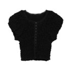 【クラネ/CLANE】のSHIRRING PUFF TOPS 人気、トレンドファッション・服の通販 founy(ファニー) ファッション Fashion レディースファッション Fashion for Women トップス・カットソー Cut & Sew Tops 2025年 2025 2025-2026秋冬・A/W Autumn/Winter 2025–26 AW25–26 シアー Sheer, See-Through シャーリング Shirring, Ruched チェック Check, Plaid, Tartan パイピング Piping, Trim Design フロント Front, Front Design ランダム Random, Irregular エレガント 上品 Elegant thumbnail BLACK|ID: prp329100004618614 ipo3291000000033110889