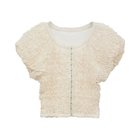 【クラネ/CLANE】のSHIRRING PUFF TOPS 人気、トレンドファッション・服の通販 founy(ファニー) ファッション Fashion レディースファッション Fashion for Women トップス・カットソー Cut & Sew Tops 2025年 2025 2025-2026秋冬・A/W Autumn/Winter 2025–26 AW25–26 シアー Sheer, See-Through シャーリング Shirring, Ruched チェック Check, Plaid, Tartan パイピング Piping, Trim Design フロント Front, Front Design ランダム Random, Irregular エレガント 上品 Elegant thumbnail IVORY|ID: prp329100004618614 ipo3291000000033110890