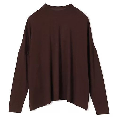 【スローン/SLOANE】のウール天竺 ワイドシルエット長袖Tシャツ 人気、トレンドファッション・服の通販 founy(ファニー) 　ファッション　Fashion　レディースファッション　Fashion for Women　トップス・カットソー　Cut & Sew Tops　シャツ・ブラウス・オフィスカジュアル　Elegant Blouses & Button-Ups　ロングTシャツ・Tシャツ　Longline T-Shirts & Tees　カットソー　Cut and Sewn Top　ストレッチ　Stretch, Stretchy Fabric　リラックス　Relax, Relaxed Fit　ワイド　Wide, Wide Fit　エレガント 上品　Elegant　洗える　Machine Washable　長袖　Long Sleeve, Full Sleeve　other-2|ID: prp329100004618615 ipo3291000000033110895