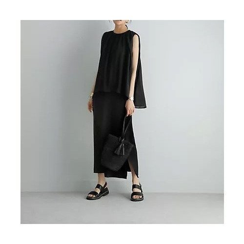 【スタイルデリ/STYLE DELI】の微シアー楊柳ノースリギャザーブラウス 人気、トレンドファッション・服の通販 founy(ファニー) 　ファッション　Fashion　レディースファッション　Fashion for Women　トップス・カットソー　Cut & Sew Tops　シャツ・ブラウス・オフィスカジュアル　Elegant Blouses & Button-Ups　インナー　Innerwear　エアリー　Airy Texture　春　Spring　カーディガン　Cardigan, Knitwear　キャミソール　Camisole, Spaghetti Strap Top　ギャザー　Gathered, Ruffled　サロペット　Overalls, Salopette　シアー　Sheer, See-Through　ジャケット　Jacket, Outerwear　トレンド　Trend, Trending Now　定番　Standard, Basic Item　ノースリーブ　Sleeveless, No-Sleeve　ポケット　Pocket, Pocket Detail　S/S・春夏　SS, Spring/Summer, Warm Season　夏　Summer　other-2|ID: prp329100004618616 ipo3291000000033110901