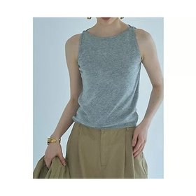 【マージュール/marjour】のSLEEVELESS KNIT TANK 人気、トレンドファッション・服の通販 founy(ファニー) ファッション Fashion レディースファッション Fashion for Women トップス・カットソー Cut & Sew Tops ニット Knit Tops & Sweaters インナー Innerwear シンプル Simple, Minimal ストレッチ Stretch, Stretchy Fabric タンク Tank Top, Sleeveless Top ニットソー Knit-Sewn, Cut & Sew Knit ノースリーブ Sleeveless, No-Sleeve バランス Balance, Style Balance パターン Pattern, Design Print ベーシック Basic, Essential ボーダー Border, Stripe ポケット Pocket, Pocket Detail 無地 Plain, Solid Color おすすめ Recommended / Our Picks 夏 Summer エレガント 上品 Elegant |ID:prp329100004618633