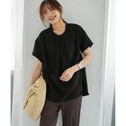 【スタイルデリ/STYLE DELI】の【LUXE】everyday半袖ブラウス ブラック|ID:prp329100004619146