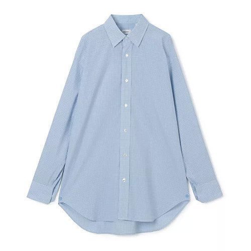 【ブラミンク/BLAMINK】のコットンチェックレギュラーシャツ 人気、トレンドファッション・服の通販 founy(ファニー) 　ファッション　Fashion　レディースファッション　Fashion for Women　トップス・カットソー　Cut & Sew Tops　シャツ・ブラウス・オフィスカジュアル　Elegant Blouses & Button-Ups　2025年　2025　2025-2026秋冬・A/W　Autumn/Winter 2025–26 AW25–26　チェック　Check, Plaid, Tartan　ラウンド　Round, Round Neck　レギュラー　Regular, Standard Fit　 other-1|ID: prp329100004619192 ipo3291000000033124702