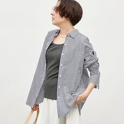 【ノーリーズ/NOLLEY'S】のMY STANDARD シャツ インテリア・キッズ・メンズ・レディースファッション・服の通販 founy(ファニー) 　ファッション　Fashion　レディースファッション　Fashion for Women　トップス・カットソー　Cut & Sew Tops　シャツ・ブラウス・オフィスカジュアル　Elegant Blouses & Button-Ups　カフス　Cuff Design　ストライプ　Stripe, Striped Pattern　タイプライター　Typewriter Fabric, Crisp Cotton　定番　Standard, Basic Item　人気　Popular, Best Seller　ベーシック　Basic, Essential　ポケット　Pocket, Pocket Detail　無地　Plain, Solid Color　2025年　2025　2025-2026秋冬・A/W　Autumn/Winter 2025–26 AW25–26　ブルー系その他7|ID: prp329100004620178 ipo3291000000033138019