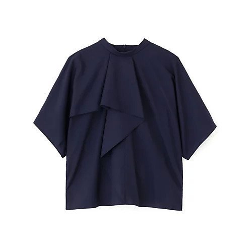 【アドーア/ADORE】のクリスピーコットンブラウス インテリア・キッズ・メンズ・レディースファッション・服の通販 founy(ファニー) 　ファッション　Fashion　レディースファッション　Fashion for Women　トップス・カットソー　Cut & Sew Tops　シャツ・ブラウス・オフィスカジュアル　Elegant Blouses & Button-Ups　おすすめ　Recommended / Our Picks　コンパクト　Compact, Small Size　スタンダード　Standard, Basic　タンブラー　Tumbler, Travel Mug　フィット　Fit, Slim Fit　ブロード　Broadcloth, Fine Cotton　ボトム　Bottoms, Lower Wear　ミックス　Mix, Mixed Style　ラッフル　Ruffle, Frill　夏　Summer　春　Spring　S/S・春夏　SS, Spring/Summer, Warm Season　ネイビー|ID: prp329100004620181 ipo3291000000034089946