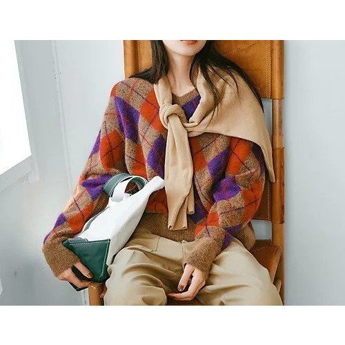 【シンゾーン/Shinzone】のARGYLE KNIT PULL OVER 人気、トレンドファッション・服の通販 founy(ファニー) 　ファッション　Fashion　レディースファッション　Fashion for Women　トップス・カットソー　Cut & Sew Tops　ニット　Knit Tops & Sweaters　おすすめ　Recommended / Our Picks　コンパクト　Compact, Small Size　エレガント 上品　Elegant　秋　Autumn　other-3|ID: prp329100004620185 ipo3291000000034485165