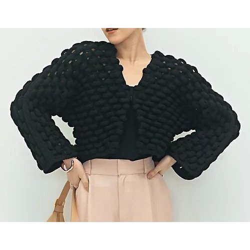 【ララージ/Laraaji】の《手洗い可能》3D柄ボレロカーディガン インテリア・キッズ・メンズ・レディースファッション・服の通販 founy(ファニー) ファッション Fashion レディースファッション Fashion for Women トップス・カットソー Cut & Sew Tops カーディガン・羽織り Layered Style Cardigans 2025年 2025 2025-2026秋冬・A/W Autumn/Winter 2025–26 AW25–26 おすすめ Recommended / Our Picks カーディガン Cardigan, Knitwear ビスチェ Bustier, Corset Top ベスト Vest, Waistcoat ボトム Bottoms, Lower Wear ボレロ Bolero, Short Cardigan ブラック|ID: prp329100004620195 ipo3291000000034241024