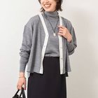 【ノーリーズ/NOLLEY'S】の《手洗い可能》《アンサンブル対応》18G天竺ゆったりVネックカーディガン ミディアムグレー|ID: prp329100004620198 ipo3291000000033138175
