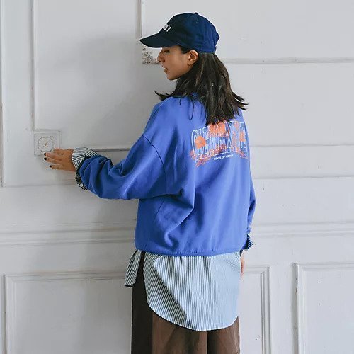 【シンゾーン/Shinzone】のCLEMENTINE SWEATSHIRT 人気、トレンドファッション・服の通販 founy(ファニー) ファッション Fashion レディースファッション Fashion for Women トップス・カットソー Cut & Sew Tops シャツ・ブラウス・オフィスカジュアル Elegant Blouses & Button-Ups レディースパーカー・カジュアルフーディー Casual Hoodies & Sweatshirts ロングTシャツ・Tシャツ Longline T-Shirts & Tees スウェット・クルーネックトップス Sweatshirts & Crewnecks / Relaxed Fit Sweat Tops アメリカン American Style インナー Innerwear スウェット / スエット Sweatshirt, Sweatwear プリント Print, Printed Pattern other-2|ID: prp329100004620206 ipo3291000000035291662