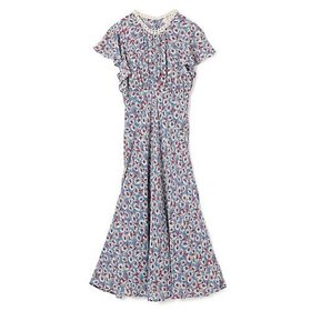 【シー ニューヨーク/Sea NEW YORK】のWHITNEY PRINT FLUTTER SLV MIDIDRESS 人気、トレンドファッション・服の通販 founy(ファニー) ファッション Fashion レディースファッション Fashion for Women ワンピース Dresses フォーマル・パーティードレス・結婚式用ドレス Elegant & Casual Dresses 2025年 2025 2025-2026秋冬・A/W Autumn/Winter 2025–26 AW25–26 クロシェ Crochet, Knitted Lace シルク Silk, 100% Silk フレア Flare, Flared |ID:prp329100004620229