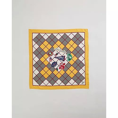 【シンゾーン/Shinzone】のNEW YORK S PATCHS SCARF インテリア・キッズ・メンズ・レディースファッション・服の通販 founy(ファニー) 　ファッション　Fashion　レディースファッション　Fashion for Women　カラフル　Colorful Design　シルク　Silk, 100% Silk　スカーフ　Scarf, Neckwear　チェック　Check, Plaid, Tartan　ニューヨーク　New York, NYC Style　プリント　Print, Printed Pattern　YELLOW|ID: prp329100004620242 ipo3291000000033138522