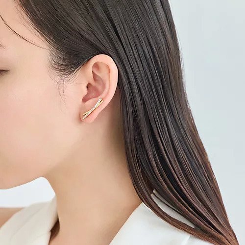 【フィービィー/phoebe】の2wayクロッシングリュクスピアス&イヤリング(片耳) 人気、トレンドファッション・服の通販 founy(ファニー) 　ファッション　Fashion　レディースファッション　Fashion for Women　ジュエリー　Jewelry　ファッションリング　Fashion Rings　イヤリング・フープ・ドロップタイプ　Hoop, Drop & Clip Earrings　イヤリング　Earrings　イヤーカフ　Ear Cuffs　シンプル　Simple, Minimal　フィット　Fit, Slim Fit　メタル　Metal, Metal Parts　モチーフ　Motif, Design Theme　片耳　One-Ear, Single Earring　other-2|ID: prp329100004620248 ipo3291000000033138571