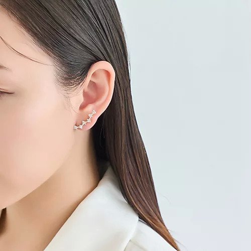 【フィービィー/phoebe】の2wayスターダストピアス&イヤリング(片耳) 人気、トレンドファッション・服の通販 founy(ファニー) 　ファッション　Fashion　レディースファッション　Fashion for Women　ジュエリー　Jewelry　ファッションリング　Fashion Rings　イヤリング・フープ・ドロップタイプ　Hoop, Drop & Clip Earrings　アクセサリー　Fashion Accessories　イヤリング　Earrings　イヤーカフ　Ear Cuffs　シンプル　Simple, Minimal　ビジュー　Bijou, Jewel-like Accent　モチーフ　Motif, Design Theme　片耳　One-Ear, Single Earring　other-3|ID: prp329100004620250 ipo3291000000033138585