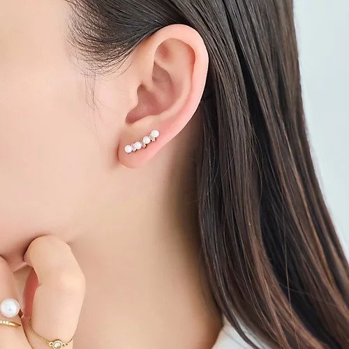 【フィービィー/phoebe】の2wayパールブリンクピアス&イヤリング インテリア・キッズ・メンズ・レディースファッション・服の通販 founy(ファニー) 　ファッション　Fashion　レディースファッション　Fashion for Women　ジュエリー　Jewelry　ファッションリング　Fashion Rings　イヤリング・フープ・ドロップタイプ　Hoop, Drop & Clip Earrings　イヤリング　Earrings　イヤーカフ　Ear Cuffs　クラシック　Classic, Timeless Style　パール　Pearl, Pearl Accent　フェミニン　Feminine, Girly　モダン　Modern, Contemporary　モチーフ　Motif, Design Theme　ゴールド|ID: prp329100004620251 ipo3291000000033138594