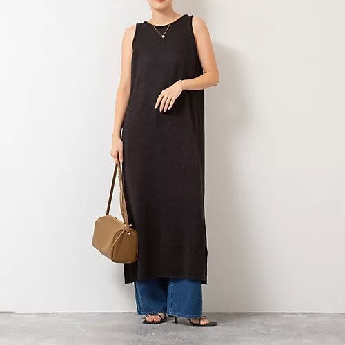 【ノーリーズソフィー/NOLLEY'S sophi】の【WALANCE/ワランス】paper knit dress 人気、トレンドファッション・服の通販 founy(ファニー) 　ファッション　Fashion　レディースファッション　Fashion for Women　トップス・カットソー　Cut & Sew Tops　ニット　Knit Tops & Sweaters　ワンピース　Dresses　フォーマル・パーティードレス・結婚式用ドレス　Elegant & Casual Dresses　春　Spring　カットソー　Cut and Sewn Top　シンプル　Simple, Minimal　人気　Popular, Best Seller　ロング　Long, Long-Length　おすすめ　Recommended / Our Picks　夏　Summer　2025年　2025　2025-2026秋冬・A/W　Autumn/Winter 2025–26 AW25–26　other-2|ID: prp329100004620335 ipo3291000000033141839