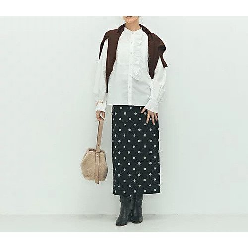 【ノーリーズ/NOLLEY'S】のパール釦ビブヨーク4WAYフリルブラウス 人気、トレンドファッション・服の通販 founy(ファニー) ファッション Fashion レディースファッション Fashion for Women トップス・カットソー Cut & Sew Tops シャツ・ブラウス・オフィスカジュアル Elegant Blouses & Button-Ups 2025年 2025 2025-2026秋冬・A/W Autumn/Winter 2025–26 AW25–26 オーガンジー Organza Fabric シンプル Simple, Minimal パール Pearl, Pearl Accent フリル Frill, Ruffle 無地 Plain, Solid Color other-3|ID: prp329100004621165 ipo3291000000033154983