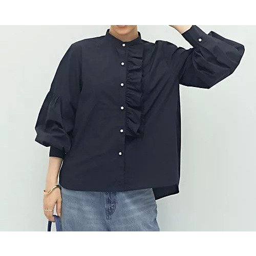 【ノーリーズ/NOLLEY'S】のパール釦ビブヨーク4WAYフリルブラウス 人気、トレンドファッション・服の通販 founy(ファニー) ファッション Fashion レディースファッション Fashion for Women トップス・カットソー Cut & Sew Tops シャツ・ブラウス・オフィスカジュアル Elegant Blouses & Button-Ups 2025年 2025 2025-2026秋冬・A/W Autumn/Winter 2025–26 AW25–26 オーガンジー Organza Fabric シンプル Simple, Minimal パール Pearl, Pearl Accent フリル Frill, Ruffle 無地 Plain, Solid Color other-1|ID: prp329100004621165 ipo3291000000033928393