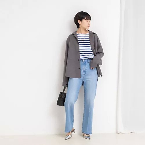 【リエミラー/Rie Miller】の《セットアップ対応》オープンカラービッグシルエットシャツ 人気、トレンドファッション・服の通販 founy(ファニー) 　ファッション　Fashion　レディースファッション　Fashion for Women　トップス・カットソー　Cut & Sew Tops　シャツ・ブラウス・オフィスカジュアル　Elegant Blouses & Button-Ups　2025年　2025　2025-2026秋冬・A/W　Autumn/Winter 2025–26 AW25–26　おすすめ　Recommended / Our Picks　なめらか　Smooth, Silky Texture　カーゴパンツ　Cargo Pants, Utility Pants　ショルダー　Shoulder, Shoulder Strap　スリーブ　Sleeve, Long Sleeve / Short Sleeve　セットアップ　Set-Up, Coordinated Outfit　ツイル　Twist, Twisted Detail　ドロップ　Drop Shoulder, Dropped Style　秋　Autumn　other-2|ID: prp329100004621180 ipo3291000000033155076
