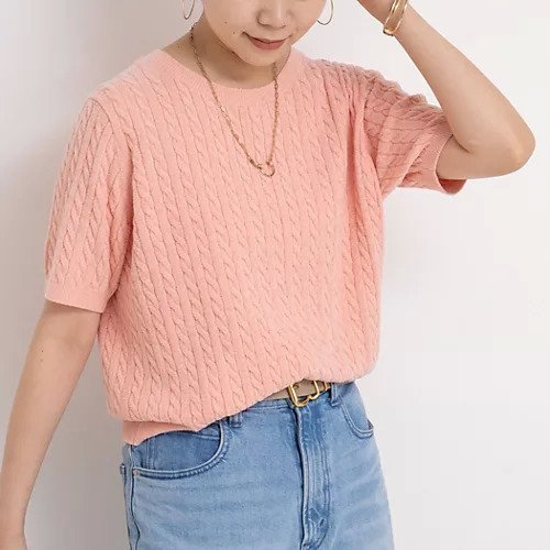 【リエミラー/Rie Miller】の《手洗い可能》《アンサンブル対応》モールヤーンミニケーブルプルオーバーニット インテリア・キッズ・メンズ・レディースファッション・服の通販 founy(ファニー) 　ファッション　Fashion　レディースファッション　Fashion for Women　トップス・カットソー　Cut & Sew Tops　ニット　Knit Tops & Sweaters　アンサンブルニット　Knit Ensembles & Twin Sets　カジュアルプルオーバー・ニットトップス　Pullovers & Knit Tops / Casual Pullovers　2025年　2025　2025-2026秋冬・A/W　Autumn/Winter 2025–26 AW25–26　アンサンブル　Ensemble Set　カーディガン　Cardigan, Knitwear　トレンド　Trend, Trending Now　ベーシック　Basic, Essential　夏　Summer　ベビーピンク|ID: prp329100004621190 ipo3291000000033155170