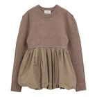 【クラネ/CLANE】のDOCKING POWERSHOULDER KNIT TOPS BEIGE|ID: prp329100004621198 ipo3291000000034864604