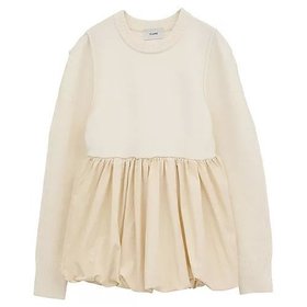 【クラネ/CLANE】のDOCKING POWERSHOULDER KNIT TOPS 人気、トレンドファッション・服の通販 founy(ファニー) ファッション Fashion レディースファッション Fashion for Women トップス・カットソー Cut & Sew Tops ニット Knit Tops & Sweaters 2025年 2025 2025-2026秋冬・A/W Autumn/Winter 2025–26 AW25–26 ギャザー Gathered, Ruffled ショルダー Shoulder, Shoulder Strap ドッキング Docking, Mixed Material バルーン Balloon, Balloon Silhouette フォルム Silhouette, Form |ID:prp329100004621198