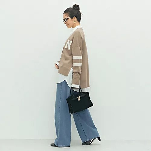 【ノーリーズ/NOLLEY'S】の《手洗い可能》レタードvニットカーディガン 人気、トレンドファッション・服の通販 founy(ファニー) 　ファッション　Fashion　レディースファッション　Fashion for Women　トップス・カットソー　Cut & Sew Tops　ニット　Knit Tops & Sweaters　カーディガン・羽織り　Layered Style Cardigans　2025年　2025　2025-2026秋冬・A/W　Autumn/Winter 2025–26 AW25–26　おすすめ　Recommended / Our Picks　カーディガン　Cardigan, Knitwear　スリット　Slit, Slit Detail　プリーツ　Pleats, Pleated　秋　Autumn　other-3|ID: prp329100004621204 ipo3291000000033155271