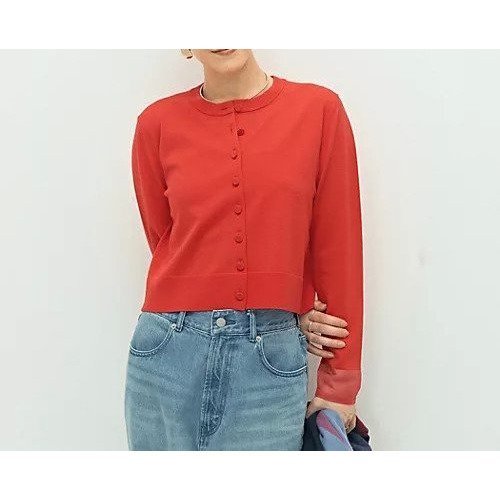 【ノーリーズ/NOLLEY'S】の《手洗い可能》くるみ釦シアークルーネックカーディガン インテリア・キッズ・メンズ・レディースファッション・服の通販 founy(ファニー) https://founy.com/ ファッション Fashion レディースファッション Fashion for Women トップス・カットソー Cut & Sew Tops カーディガン・羽織り Layered Style Cardigans 2025年 2025 2025-2026秋冬・A/W Autumn/Winter 2025–26 AW25–26 カーディガン Cardigan, Knitwear シアー Sheer, See-Through シンプル Simple, Minimal 切替 Switching, Contrast Panel |ID: prp329100004621216 ipo3291000000033155331