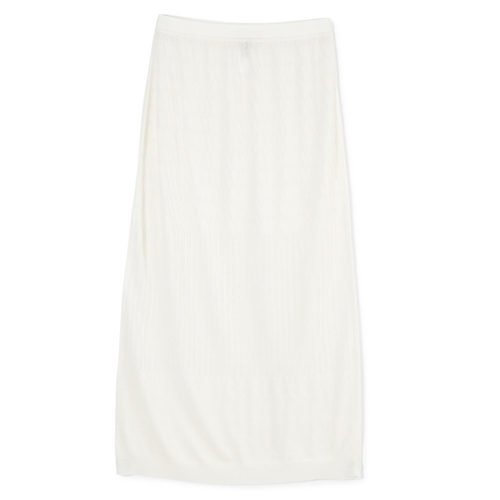 【ブラミンク/BLAMINK】のBM P WO LACE LONG インテリア・キッズ・メンズ・レディースファッション・服の通販 founy(ファニー) 　ファッション　Fashion　レディースファッション　Fashion for Women　2025年　2025　2025-2026秋冬・A/W　Autumn/Winter 2025–26 AW25–26　とろみ　Fluid, Flowy Fabric　シンプル　Simple, Minimal　OFF WHITE|ID: prp329100004621236 ipo3291000000033155467