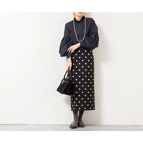 【ノーリーズ/NOLLEY'S】のウォッシャブルストレッチドットジャガードタイトスカート 人気、トレンドファッション・服の通販 founy(ファニー) 　ファッション　Fashion　レディースファッション　Fashion for Women　スカート　Skirts　2025年　2025　2025-2026秋冬・A/W　Autumn/Winter 2025–26 AW25–26　アンサンブル　Ensemble Set　シンプル　Simple, Minimal　ストレッチ　Stretch, Stretchy Fabric　ドット　Polka Dot, Dot Pattern　バランス　Balance, Style Balance　エレガント 上品　Elegant　人気　Popular, Best Seller　定番　Standard, Basic Item　other-2|ID: prp329100004621242 ipo3291000000035220989