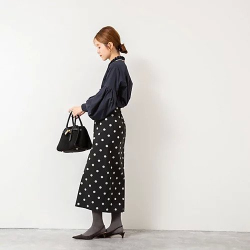 【ノーリーズ/NOLLEY'S】のウォッシャブルストレッチドットジャガードタイトスカート 人気、トレンドファッション・服の通販 founy(ファニー) 　ファッション　Fashion　レディースファッション　Fashion for Women　スカート　Skirts　2025年　2025　2025-2026秋冬・A/W　Autumn/Winter 2025–26 AW25–26　アンサンブル　Ensemble Set　シンプル　Simple, Minimal　ストレッチ　Stretch, Stretchy Fabric　ドット　Polka Dot, Dot Pattern　バランス　Balance, Style Balance　エレガント 上品　Elegant　人気　Popular, Best Seller　定番　Standard, Basic Item　other-3|ID: prp329100004621242 ipo3291000000035220991