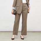 【ノーリーズソフィー/NOLLEY'S sophi】の《セットアップ対応》ウォッシャブルソフトシャンブレーセミフレアパンツ カーキ|ID: prp329100004621250 ipo3291000000033155578
