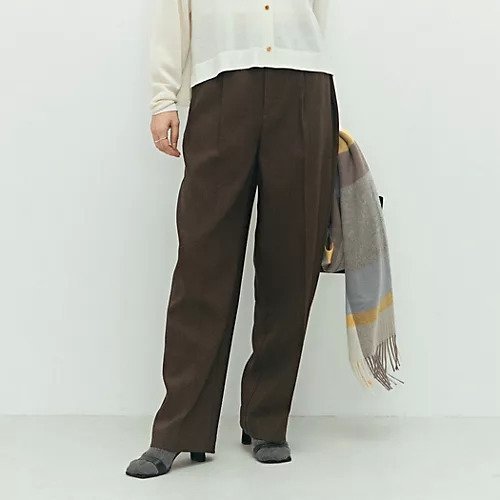 【ノーリーズ/NOLLEY'S】の《セットアップ対応》ウォッシャブルウール調セミワイドパンツ インテリア・キッズ・メンズ・レディースファッション・服の通販 founy(ファニー) 　ファッション　Fashion　レディースファッション　Fashion for Women　セットアップ　Matching Sets　レディースパンツ・ボトムス　Pants & Trousers / Bottoms　2025年　2025　2025-2026秋冬・A/W　Autumn/Winter 2025–26 AW25–26　ジャケット　Jacket, Outerwear　ストレッチ　Stretch, Stretchy Fabric　セットアップ　Set-Up, Coordinated Outfit　ワイド　Wide, Wide Fit　今季　This Season, Current Season　秋　Autumn　ブラウン|ID: prp329100004621272 ipo3291000000033155755
