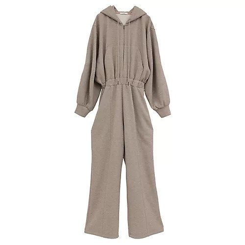 【クラネ/CLANE】のHOODED SWEAT ALL IN ONE インテリア・キッズ・メンズ・レディースファッション・服の通販 founy(ファニー) 　ファッション　Fashion　レディースファッション　Fashion for Women　トップス・カットソー　Cut & Sew Tops　レディースパーカー・カジュアルフーディー　Casual Hoodies & Sweatshirts　スウェット・クルーネックトップス　Sweatshirts & Crewnecks / Relaxed Fit Sweat Tops　2025年　2025　2025-2026秋冬・A/W　Autumn/Winter 2025–26 AW25–26　カットソー　Cut and Sewn Top　フィット　Fit, Slim Fit　BEIGE|ID: prp329100004621293 ipo3291000000033155928