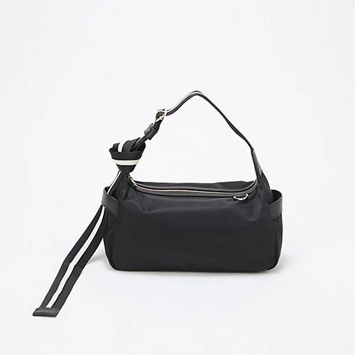 【トプカピ/TOPKAPI】の【TREASURE TOPKAPI】ナイロン ストライプ ベルト ショルダー バッグ インテリア・キッズ・メンズ・レディースファッション・服の通販 founy(ファニー) 　ファッション　Fashion　レディースファッション　Fashion for Women　バッグ　Bags　ベルト&ウエストマーク　Belts & Waist Accessories　ショルダー　Shoulder, Shoulder Strap　ストライプ　Stripe, Striped Pattern　フォルム　Silhouette, Form　エレガント 上品　Elegant　財布　Wallet, Purse　ブラック|ID: prp329100004621326 ipo3291000000033156125