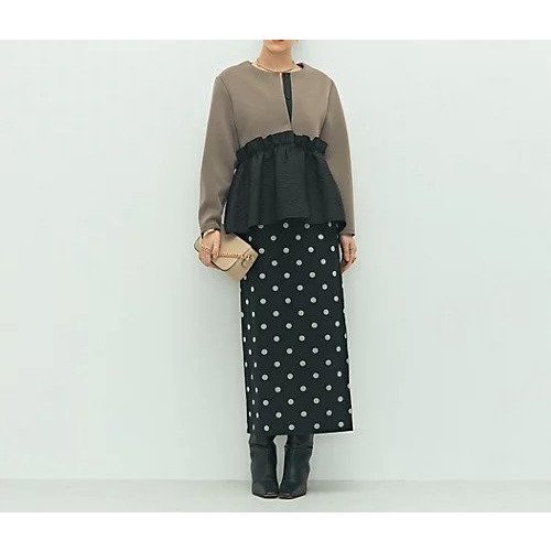 【ノーリーズ/NOLLEY'S】の《セットアップ対応》ウォッシャブルエアボールジャガードペプラムブルゾン 人気、トレンドファッション・服の通販 founy(ファニー) 　ファッション　Fashion　レディースファッション　Fashion for Women　アウター　Coat / Outerwear Collection　ブルゾンジャケット・スポーティアウター　Blouson Jackets　2025年　2025　2025-2026秋冬・A/W　Autumn/Winter 2025–26 AW25–26　ジャケット　Jacket, Outerwear　セットアップ　Set-Up, Coordinated Outfit　ブルゾン　Blouson, Bomber Jacket　ペプラム　Peplum, Flared Hem　人気　Popular, Best Seller　定番　Standard, Basic Item　other-2|ID: prp329100004621375 ipo3291000000033156475