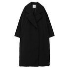 【クラネ/CLANE】のCOLOR DOWN CHESTER COAT 人気、トレンドファッション・服の通販 founy(ファニー) ファッション Fashion レディースファッション Fashion for Women アウター Coat / Outerwear Collection コート・ロングコート・ピーコート Long Coats, Peacoats & More 2025年 2025 2025-2026秋冬・A/W Autumn/Winter 2025–26 AW25–26 ダウン Down, Puffer バランス Balance, Style Balance フェザー Feather, Feather Detail ロング Long, Long-Length ワッシャー Washer, Crinkled Finish 防寒 Cold Protection, Winter-Ready thumbnail BLACK|ID: prp329100004621380 ipo3291000000033156516
