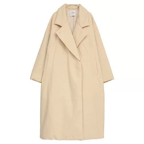 【クラネ/CLANE】のCOLOR DOWN CHESTER COAT インテリア・キッズ・メンズ・レディースファッション・服の通販 founy(ファニー) 　ファッション　Fashion　レディースファッション　Fashion for Women　アウター　Coat / Outerwear Collection　コート・ロングコート・ピーコート　Long Coats, Peacoats & More　2025年　2025　2025-2026秋冬・A/W　Autumn/Winter 2025–26 AW25–26　ダウン　Down, Puffer　バランス　Balance, Style Balance　フェザー　Feather, Feather Detail　ロング　Long, Long-Length　ワッシャー　Washer, Crinkled Finish　防寒　Cold Protection, Winter-Ready　IVORY|ID: prp329100004621380 ipo3291000000033156517