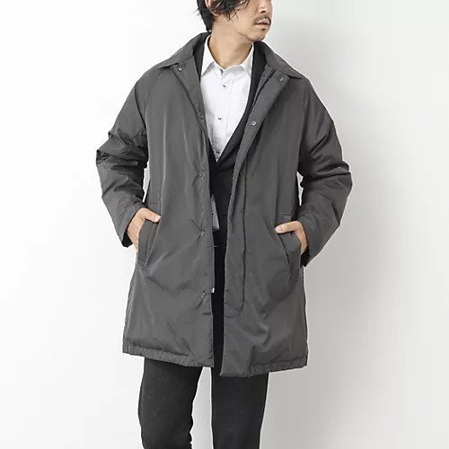 【ノーリーズ グッドマン/NOLLEY'S goodman / MEN】の【TAION/タイオン】別注ダウンステンカラーコート 25AW 人気、トレンドファッション・服の通販 founy(ファニー) 　ファッション　Fashion　メンズファッション　Fashion for Men　軽量　Lightweight, Ultra Light　ジャケット　Jacket, Outerwear　ダウン　Down, Puffer　デニム　Denim, Jeans Material　パーカー　Hoodie, Parka　別注　Limited Edition, Custom Order　ワッシャー　Washer, Crinkled Finish　冬　Winter / This Winter　ビジネス 仕事 通勤　Business / Work / Commuting　2025年　2025　2025-2026秋冬・A/W　Autumn/Winter 2025–26 AW25–26　 other-1|ID: prp329100004621383 ipo3291000000034254951