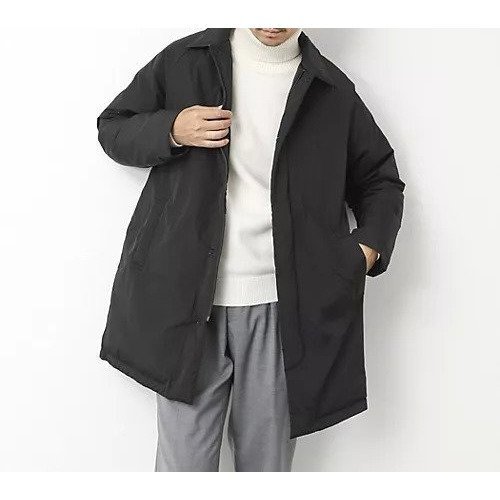 【ノーリーズ グッドマン/NOLLEY'S goodman / MEN】の【TAION/タイオン】別注ダウンステンカラーコート 25AW インテリア・キッズ・メンズ・レディースファッション・服の通販 founy(ファニー) 　ファッション　Fashion　メンズファッション　Fashion for Men　軽量　Lightweight, Ultra Light　ジャケット　Jacket, Outerwear　ダウン　Down, Puffer　デニム　Denim, Jeans Material　パーカー　Hoodie, Parka　別注　Limited Edition, Custom Order　ワッシャー　Washer, Crinkled Finish　冬　Winter / This Winter　ビジネス 仕事 通勤　Business / Work / Commuting　2025年　2025　2025-2026秋冬・A/W　Autumn/Winter 2025–26 AW25–26　ブラック|ID: prp329100004621383 ipo3291000000034254959