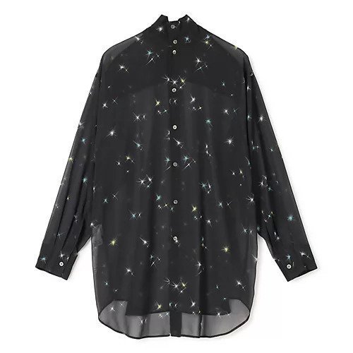 【テルマ/TELMA】のPrinted Sheer Shirt 人気、トレンドファッション・服の通販 founy(ファニー)  ファッション Fashion レディースファッション Fashion for Women トップス・カットソー Cut & Sew Tops シャツ・ブラウス・オフィスカジュアル Elegant Blouses & Button-Ups 2025年 2025 2025-2026秋冬・A/W Autumn/Winter 2025–26 AW25–26 シアー Sheer, See-Through ハイネック High Neck, Mock Neck ラウンド Round, Round Neck 今季 This Season, Current Season 洗える Machine Washable other-2|ID: prp329100004621416 ipo3291000000034365394