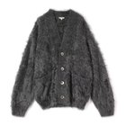 【ブラミンク/BLAMINK】のカシミヤファー7GVネックカーディガン DK.GRAY|ID:prp329100004621420